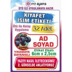 F17 Ajans Offroad Araç Temalı Okul Kıyafet Etiketi Isme Özel Tekstil Baskı