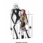 F17 Ajans Ölü Gelin Corpse Bride Ütü ile Yapışan Tekstil Dtf Baskı