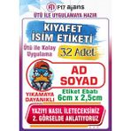 F17 Ajans Şapkalı Ördek Temalı Okul Kıyafet Etiketi Isme Özel Tekstil Baskı