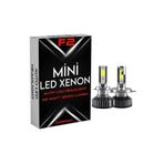 F2 Beyaz Renk Mini Led Zenon H3 Led Xenon 55w 12000lm Far Ampülü Şimşek Etkili Garantili