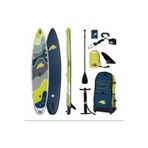 F2 Touring İki Odacıklı Profesyonel Stand Up Paddle Board Damla Dikişli 381 Cm Taşıma Çantalı