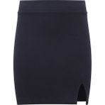 F21 Yırtmaçlı Mini Etek - Lacivert - S