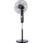 F49 Siyah 16 Inç 50W 4 Kademe 5 Pervane Döner Başlıklı Vantilatör