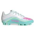 F50 Messi Club Fg/Mg J Çocuk Beyaz Futbol Krampon JQ0950
