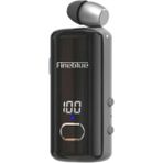 F580 Dijital Göstergeli Makaralı Titreşimli Bluetooth Kulaklık Siyah - Orjinal