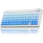 F75 Mekanik Rgb Tkl Seiya Switch Kablosuz Makrolu Hot Swap Klavye Gradyan Mavi
