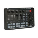 F998 Canlı Ses Kartı, DJ Mixer Efektleri Ile Podcast Ses Arabirimi, Ses Efektleri Karaoke Tiktok Youtube Canlı Akış İçin Ses Değiştirici