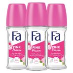 Fa 3x50 ML Pink Passion Roll-On