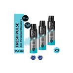 Fa Fresh Pulse 3x150 ml Erkek Sprey Deodorant
