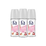 Fa Freshly Free Greyfurt Liçi Roll-On 50 ml x3 Set – 48 Saat Koruma ve Leke Karşıtı Formül