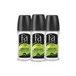 Fa Freshly Free Nane & Bergamot Roll-On X 3 Adet