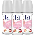 Fa Greyfurt Liçi 3x50 ml Roll-On