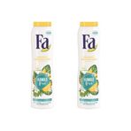 Fa Hawaii Love Deo Spray, Pineapple Frangipani Scent, 150 ml, 2'li Paket