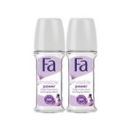 Fa Invisible Power Roll-On 50 ml x2 Set – 72 Saat Koruma, Leke Karşıtı Formül