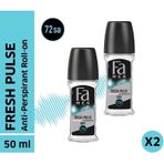 Fa Men Fresh Pulse 72H 2x50 ml Deodorant