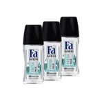 Fa Men Fresh Pulse Roll-on Deodorant, 3'lü Set, Taze Yasemin Kokusu, 48 Saat Koruma