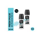 Fa Men Roll-On Fresh Pulse 50 ml x2 Erkek Set – 72 Saat Koruma