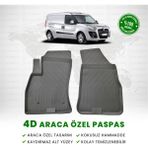 Fa Otomotiv Fiat Doblo Panelvan 4d Havuzlu Paspas (Ön 2 Parça) 2010 – 2014 Model - Siyah