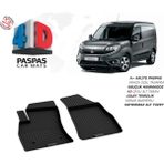 Fa Otomotiv Fiat Doblo Panelvan 4d Havuzlu Paspas (Ön 2 Parça) 2016 – 2023 Model - Siyah