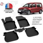 Fa Otomotiv Volkswagen Caddy 4d Havuzlu Paspas 2011 – 2020 Model - Siyah