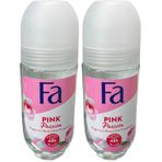 Fa Pink Passion Çiçeksi Kokulu Kadın Roll-On 50 ml 1 Adet 2li paket