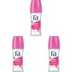 Fa Pink Passion Çiçeksi Kokulu Kadın Roll-On 50 ml 1 Adet (3 paketi)