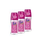 Fa Pink Passion Roll-On Deodorant, 3'lü Set, Çiçek Kokusu, 48 Saat Koruma