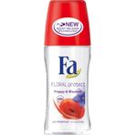 Fa Roll-on Floral Protect Poppy & Bluebell 50ml