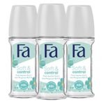 Fa Soft-Control 3x50 ml Roll-On
