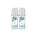 Fa Soft & Control Roll-On 50 ml Kadın Deodorant - 2 Adet 48 Saat Kalıcı Yasemin Ferahlığı