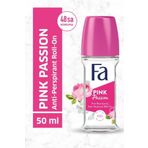 Fa Women Pink Passion Pembe Gül Roll-On 50 ml Kadın Deodorant - 48 Saat Kalıcı Çiçeksi Koku