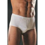 FAAL 125x2 Erkek Slip Külot, Penye Süprem, 2'li Set, Beyaz, S Beden