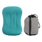 Fabater Ultralight Şişme Kamp Seyahat Yastığı, Boyun Ve Bel Desteği Için Kompakt, Rahat, Ergonomik Şişirme Yastıklar, Uçaklar Için Hafif Taşınabilir Hava Yastığı