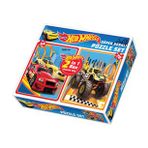 FABBATOYS Süper Renkli 2'li Puzzle Set - Hot Wheels / 54+70 Parça Puzzle