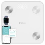 Fabcio Fitsmart Bluetooth Yağ Ölçer Akıllı Baskül - Beyaz