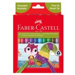 Faber Castel Comfort Fırça Uçlu Keçeli Kalem 12'li 155242