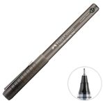 Faber Castell 0.7 mm Siyah Free Ink İğne Uç Kalem