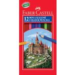 Faber Castell 07.11.079.074 12 Renkli Kuru Boya Kalemi