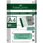 Faber Castell 10'lu Ayraç Gri Plastik