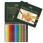Faber Castell 110024 Polychromos 24 Renk Kuru Boya Kalemi