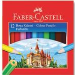 Faber Castell 1116412 12 Renk Kuru Boya Kalemi