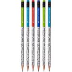 Faber Castell 119603 Calıgraphy Desenli Silgili Kurşun Kalem