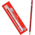Faber Castell 12 Adet Kırmızı Kopya Kalemi Renkli Standart Ölçülerde Yüksek Kalite