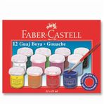 Faber Castell 12 Renk 12x15 Ml Guaj Boya