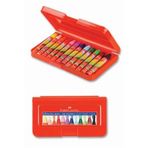 Faber Castell 12 Renk 831 Plastik Çantalı Altıgen Pastel Boya
