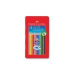 Faber Castell 12 Renk Grip 2001 Sulu kuru Boya Metal Kutulu Orijinal Ürün 432797852