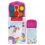 Faber Castell 12 Renk Sulu Boya 1 Adet Unicorn Tek Boynuzlu At Suluboya 12 li Değişebilir Tablet Connectör
