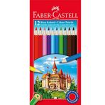 Faber-Castell 12 Renk Tam Boy Karton Kutu Boya Kalemi