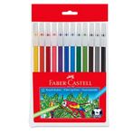 Faber Castell 12 Renkli Yıkanabilir Keçeli Kalem