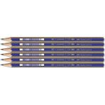 Faber-Castell 1221 Dereceli Resim Kalemi 4B 6'lı Set Yumuşak Tonlar ve Ergonomik Tasarım